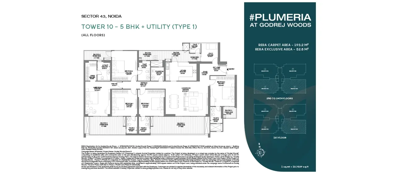 4 BHK Floor Plan