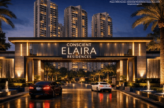 Conscient Elaira Residences Sector 80 Gurgaon – 3 BHK Luxury Apartments