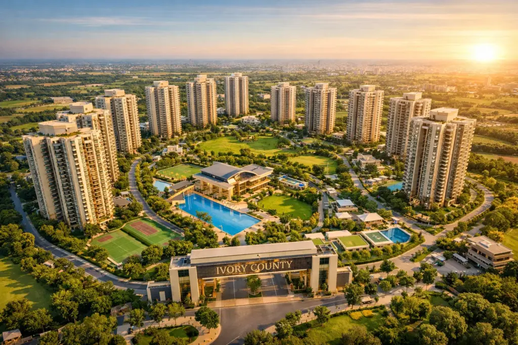 Ivory County Sector 115 Noida – 3, 4,and 5 BHK lavish apartments_bop.in