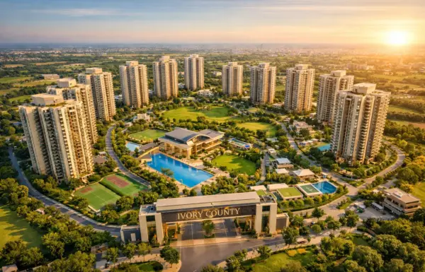 Ivory County Sector 115 Noida – 3, 4,and 5 BHK lavish apartments_bop.in