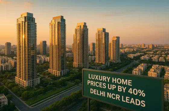 Delhi NCR Real Estate Booms as Luxury Homes Surge 72%
