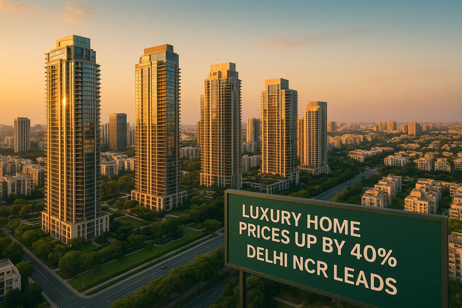 Luxury Property Prices Rise 40% Across Major Cities, Delhi NCR Real Estate Leads the Growth_bop.in