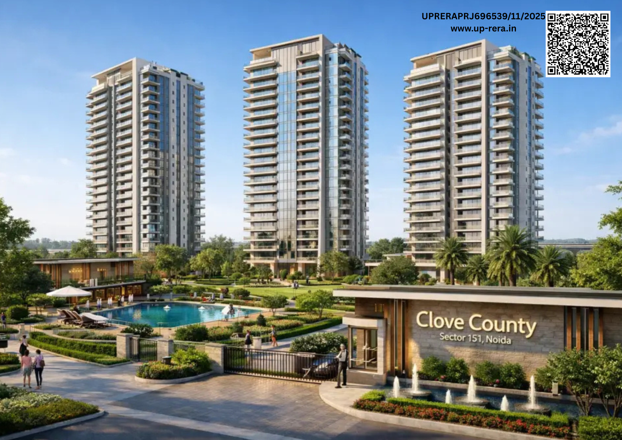 Clove County Sector 151 Noida | Luxury 4 & 5 BHK Apartments by County ...
