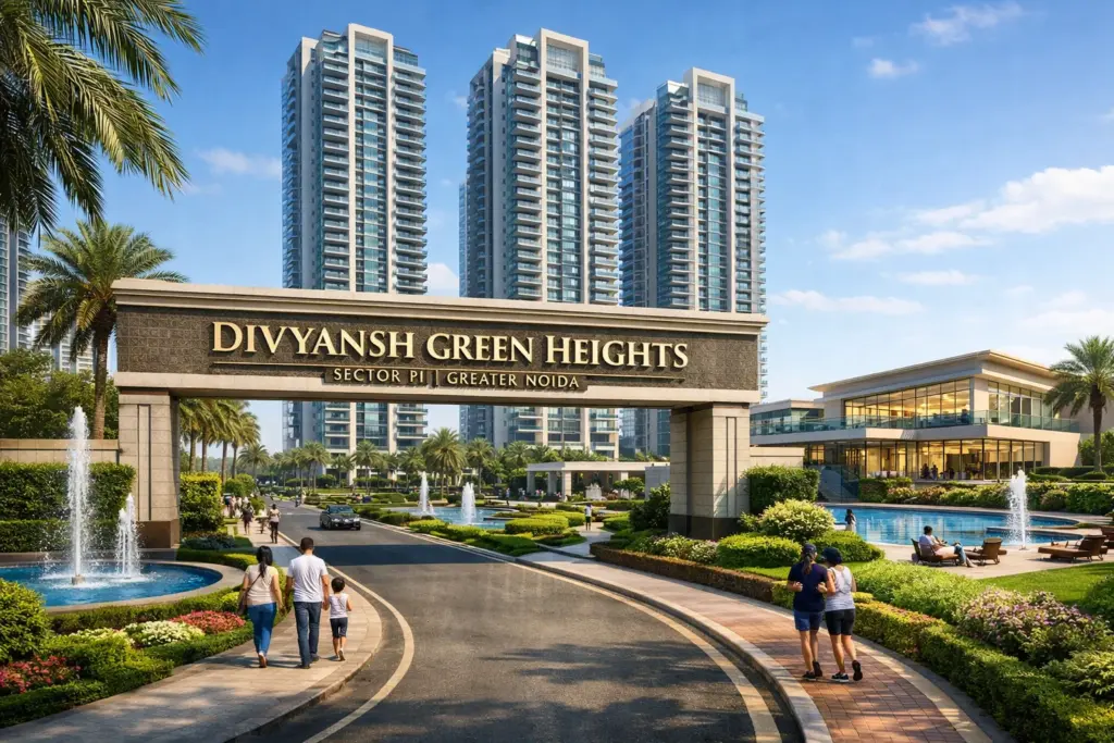 Divyansh Green Heights Sector Pi 2 Greater Noida_3 & 4 BHK Apartments_bop.in_bop realty_ bop group