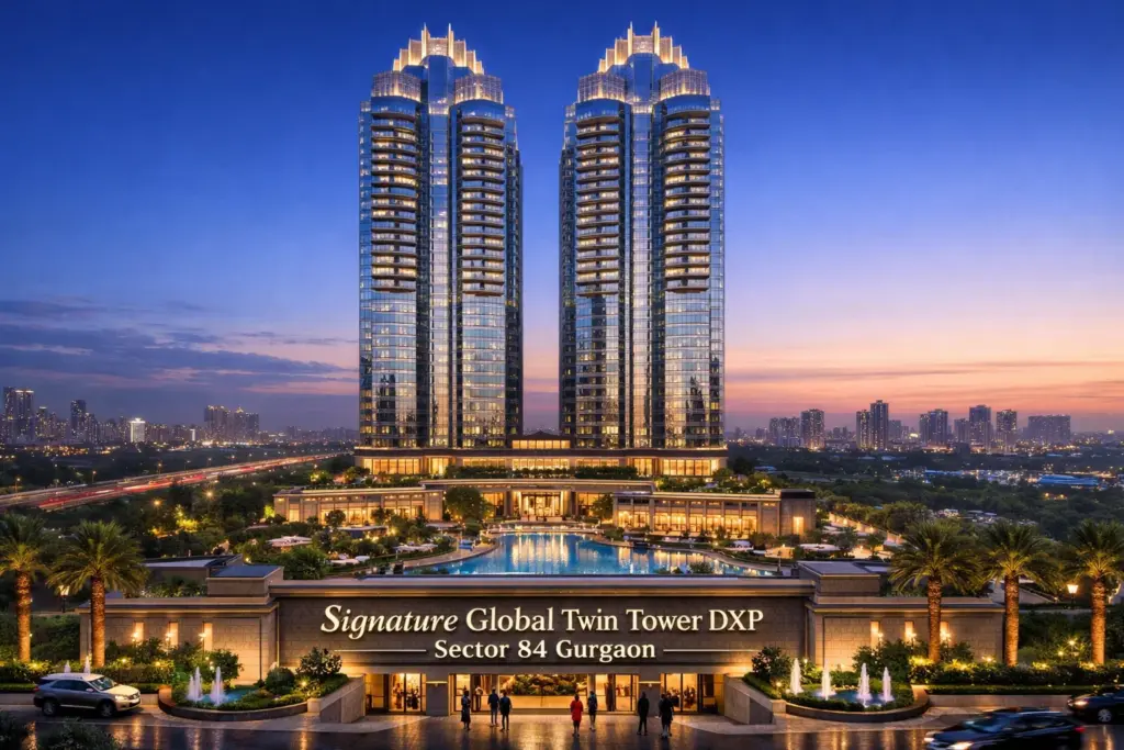 Signature Global Twin Tower DXP Sector 84 Gurgaon_3 & 4 BHK Luxury Apartments_Bop.in_boprealty_bopgroup