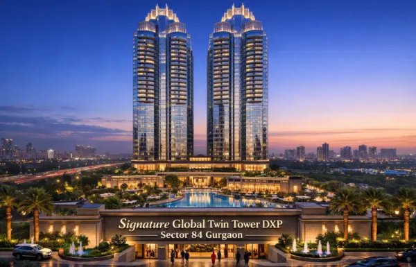 Signature Global Twin Tower DXP Sector 84 Gurgaon_3 & 4 BHK Luxury Apartments_Bop.in_boprealty_bopgroup