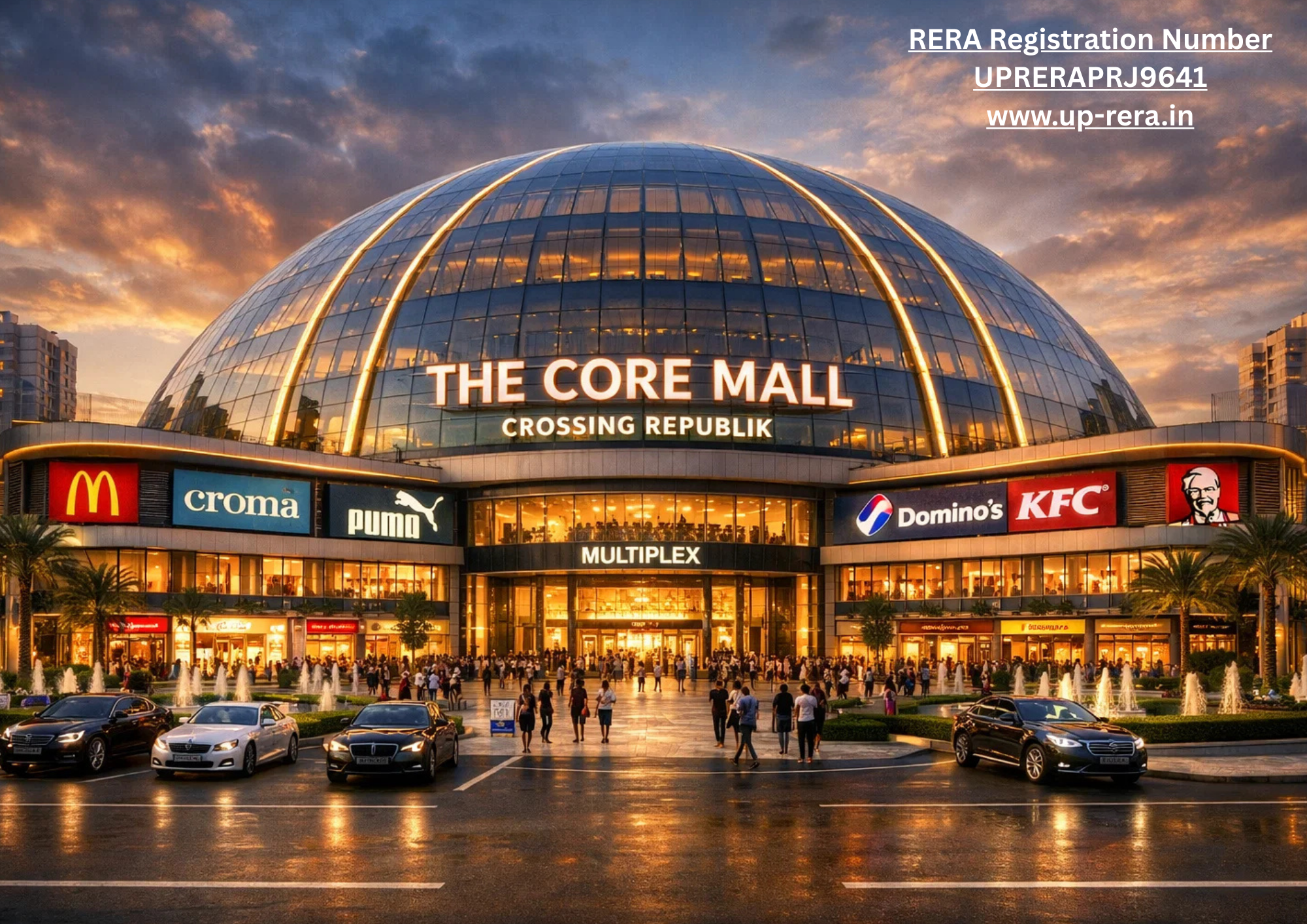 The Core Mall Crossing Republik Ghaziabad | Pre-Leased Shops on NH-24 ...