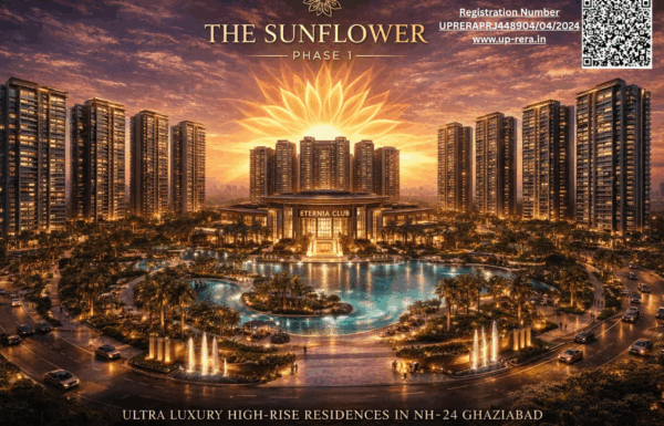 The Sunflower Phase 1 NH-24 Ghaziabad_Luxury 3 BHK Apartments in NH-24, Ghaziabad_ Ideal for buyers searching large size flats in Ghaziabad, big 3 BHK in NH-24_bop.in_bop realty_ bop _bop realestate _ bop group
