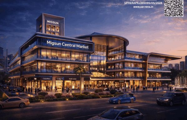 Migsun Central Market _ Commercial Shops in Techzone 4 Greater Noida _ bop.in _ bop realty _ bop _ bop realestate _ bop group