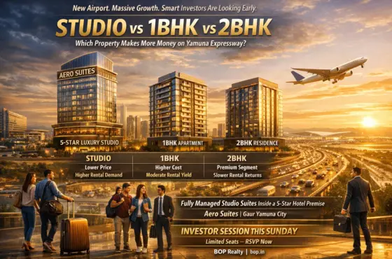 Yamuna Expressway Property Investment Guide: Studio vs 1BHK vs 2BHK ROI Comparison