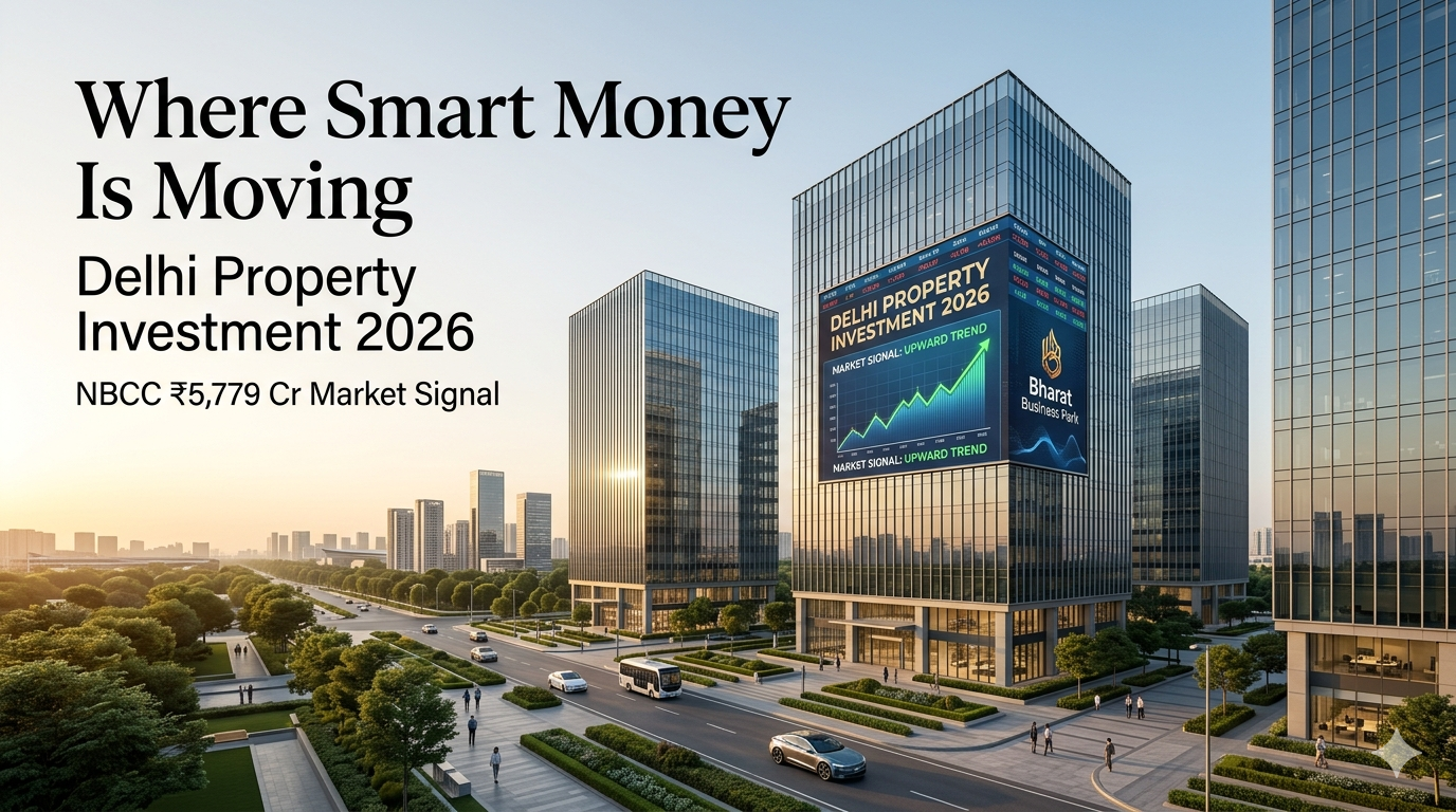 Best Property Investment in Delhi: What NBCC’s ₹5,779 Crore Sale Reveals About the Market_bop.in_bop realty_bop_bop realestate _ bop group