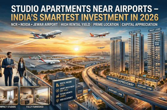 Why Studio Apartments Near Airport Are Becoming the Hottest Real Estate Investment in India (2026 Guide)