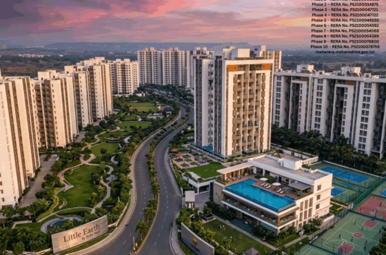 Little Earth by Kolte Patil in Kiwale Pune | 2 & 3 BHK Apartments Near Mumbai Pune Expressway