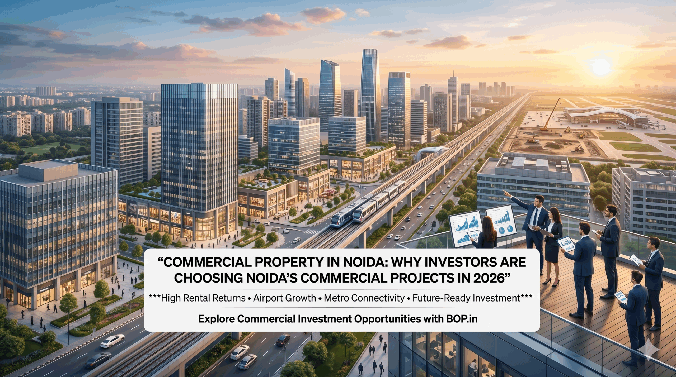 Commercial Property in Noida: Why Investors Are Choosing Noida's Commercial Projects in 2026_bop_bop realty_bop group_bop realestate_bop projects