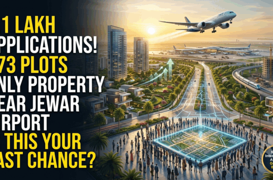 Property Near Jewar Airport: Why 1.1 Lakh Buyers Competed for Just 973 Plots Near Noida International Airport?