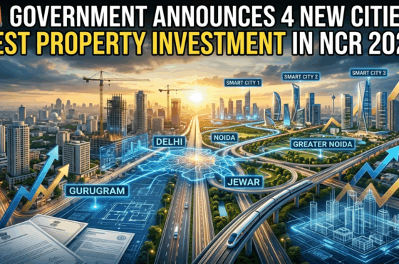 Best Property Investment in NCR 2026: The Government Just Announced 4 New Cities Near Delhi